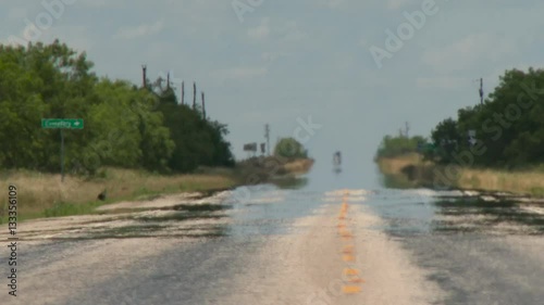 Summer Water in Highway Mirage
