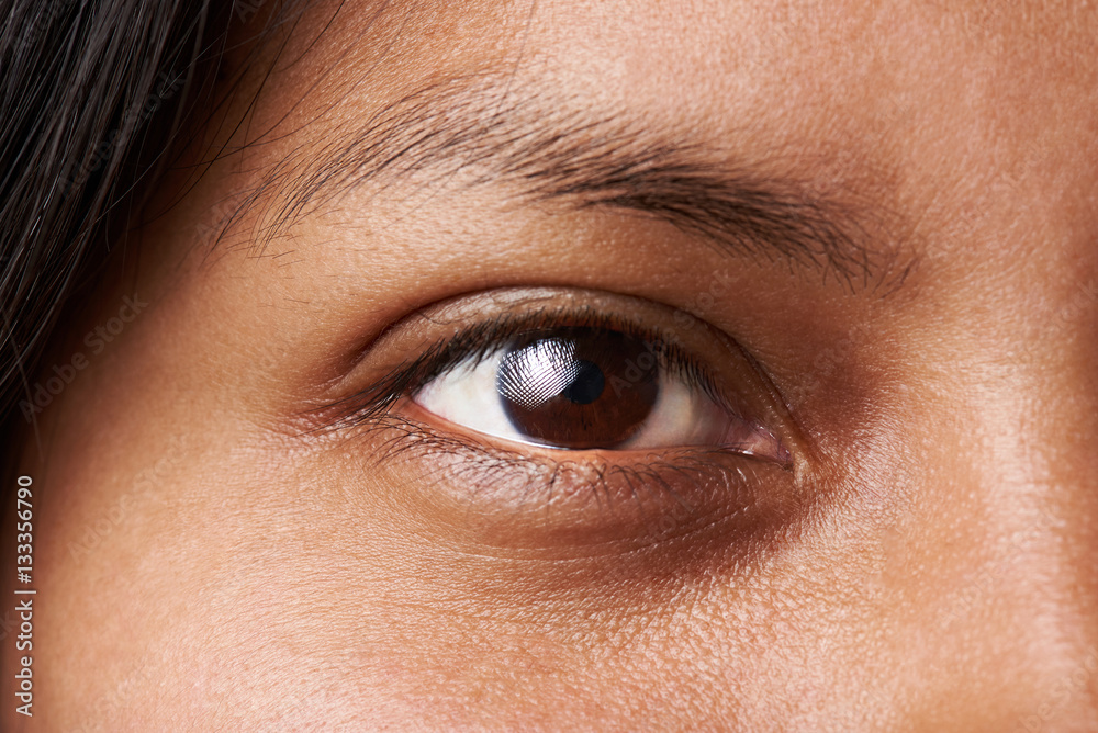 Obraz premium Makro kobiety oko