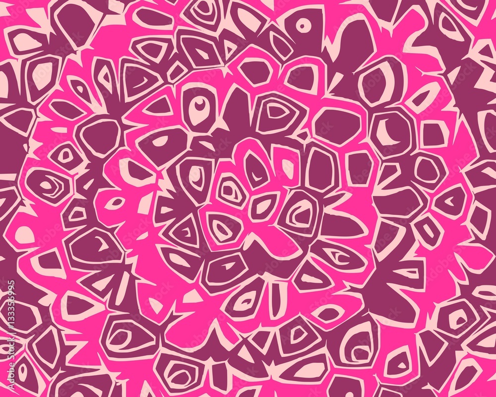 Abstract ornate wavy striped pattern. Vector illustration with impressionistic style Abstract ornate wavy striped pattern. Vector illustration with impressionistic style