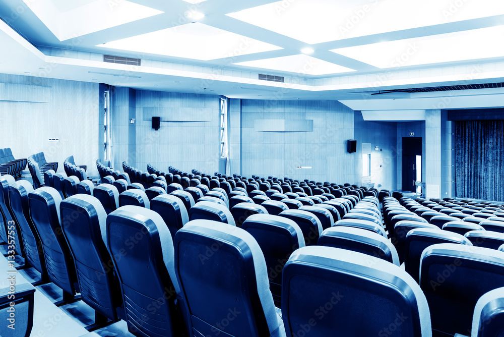 Fototapeta premium A neatly arranged cinema seat