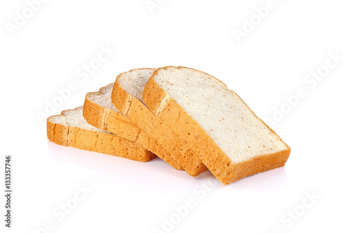 bread isolated on white background