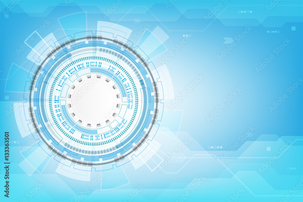 Obraz premium Vector communication concept for technology background