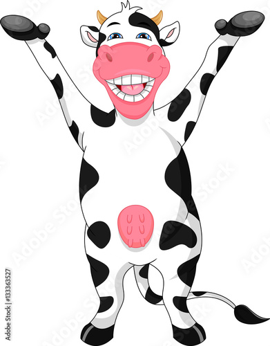 cute cow cartoon