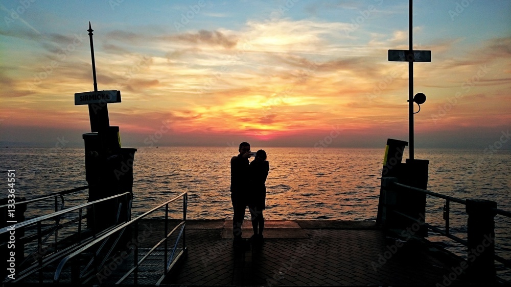 Fototapeta premium sunset time