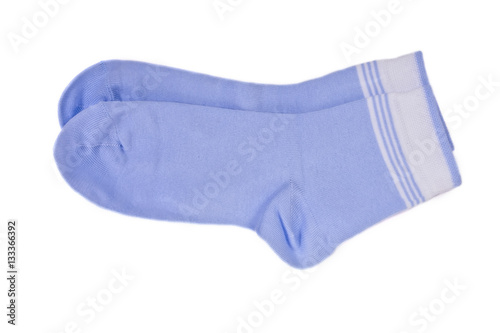 womens socks blue with white stripes 