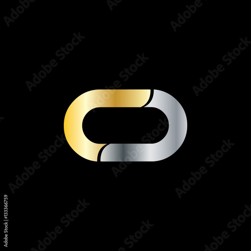 Initial Letter CC CO Rounded Lowercase Logo