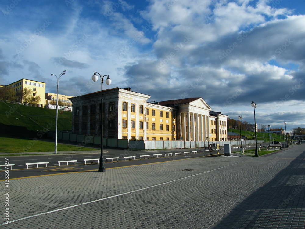 View of the embankment  the Izhevsk