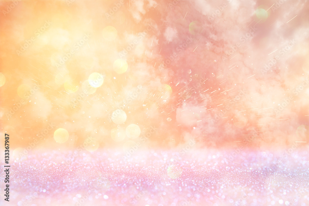glitter lights background. silver, gold and white glitter lights background. silver, gold and white