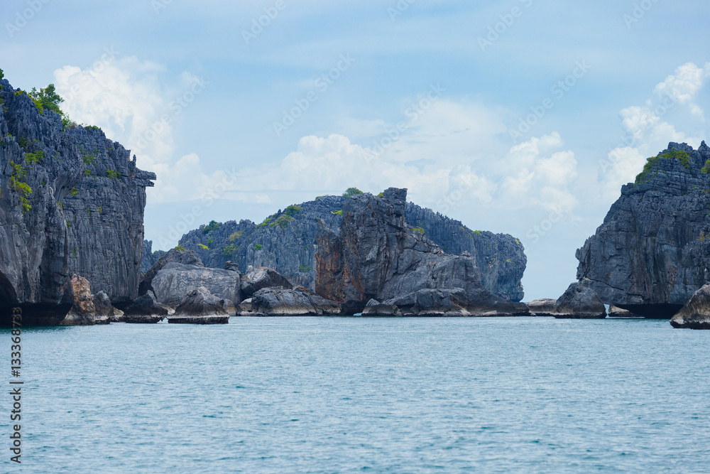 View of islands from Ang Thong National Marine Park, Thailand View of islands from Ang Thong National Marine Park, Thailand