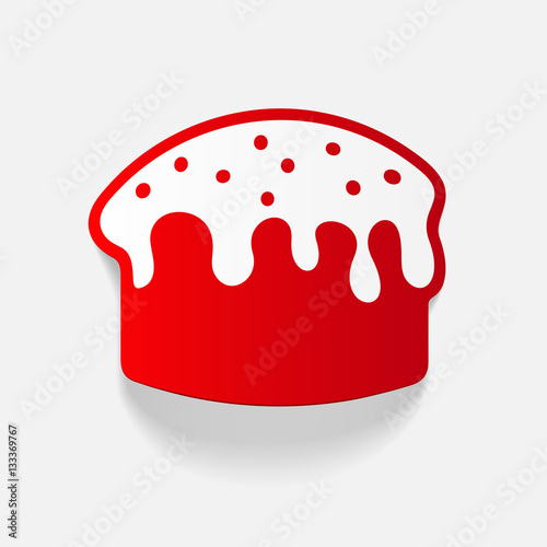 realistic design element: easter cakes