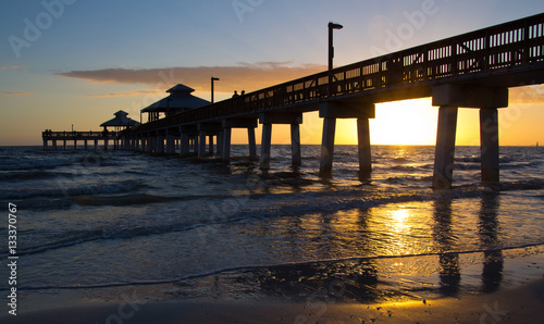 USA, Florida, Sunset am Fort Myers Beach © pitsch22