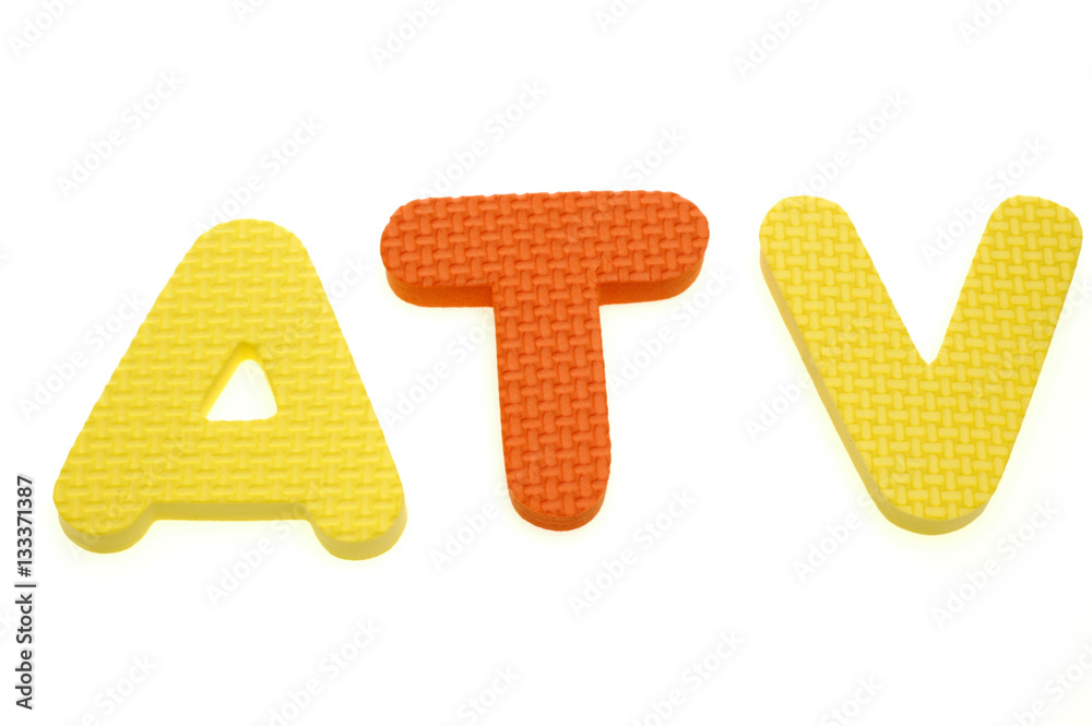 Colourful letters, ATV Colourful letters, ATV