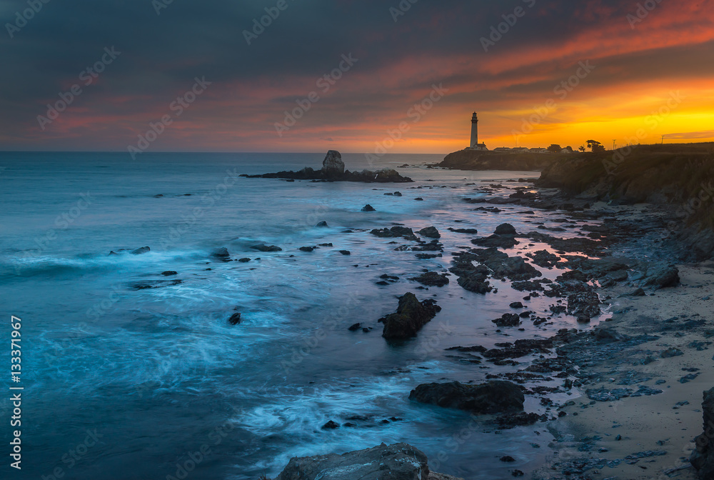 Pigeon Point Lighthouse, Landmark of Pacific coast
