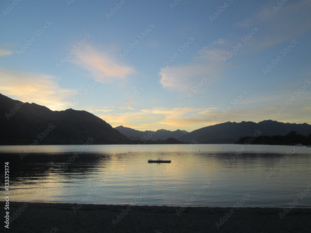 Lake Wanaka at Sunset