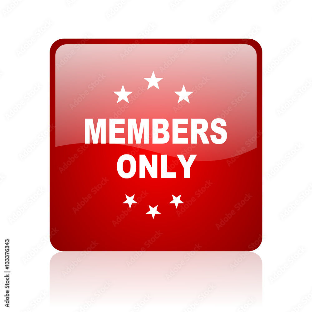 members only blue bubble icon members only blue bubble icon