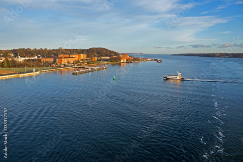 Personenfähre auf der Kieler Förde photo