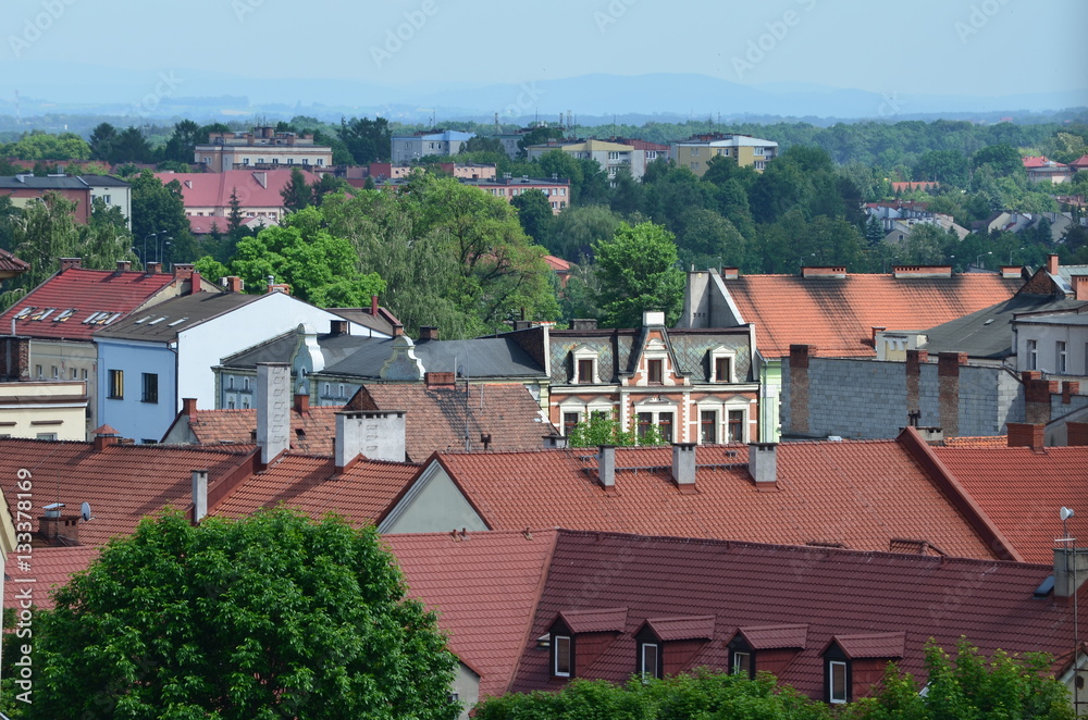 Oświęcim latem/Oswiecim in summer, Poland