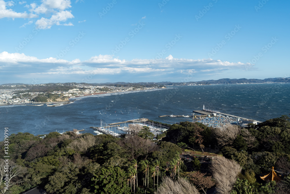 江ノ島から望む相模湾