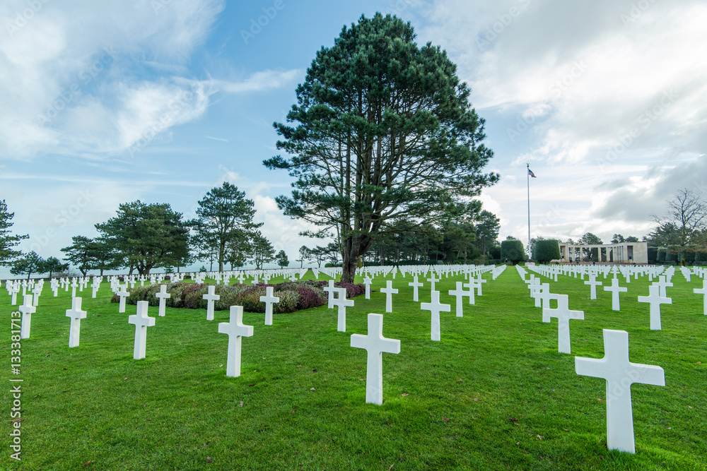 American War Cemetery near Omaha Beach, Normandy (Colleville)