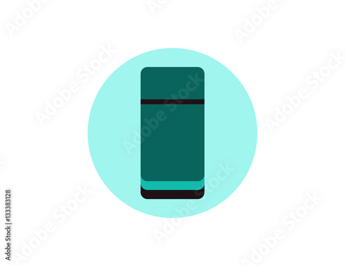 Vector eraser rubber office icon