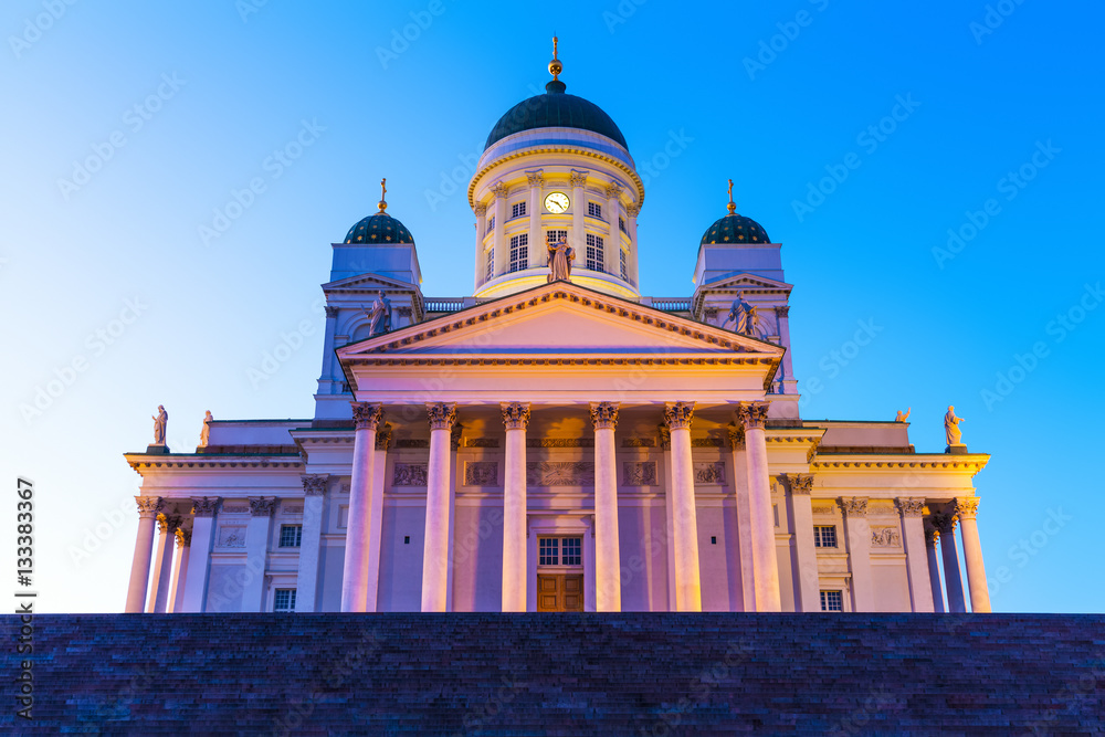 Lutheran Cathedral Church in Helsinki, Finland