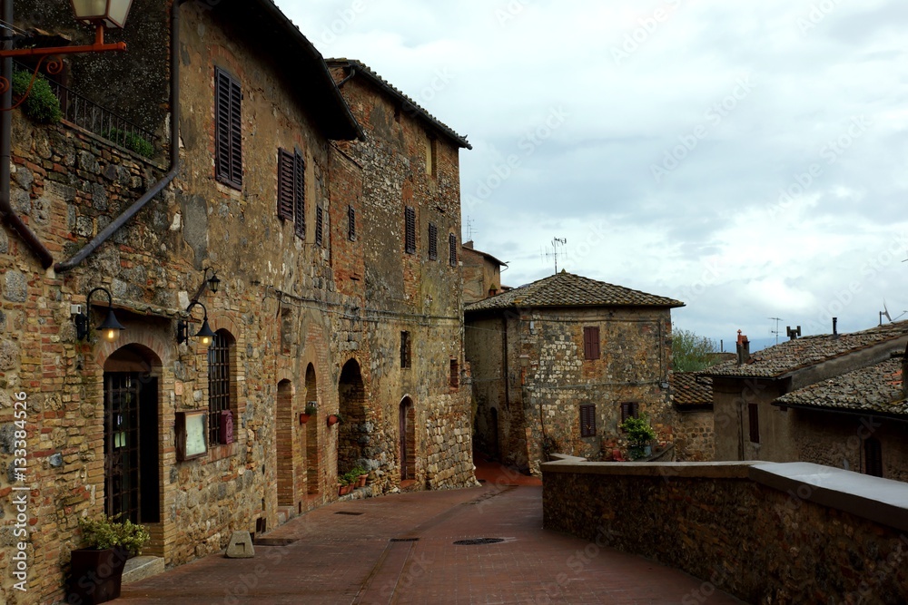 View of the city San Gimignano, Tuscany, Italy
