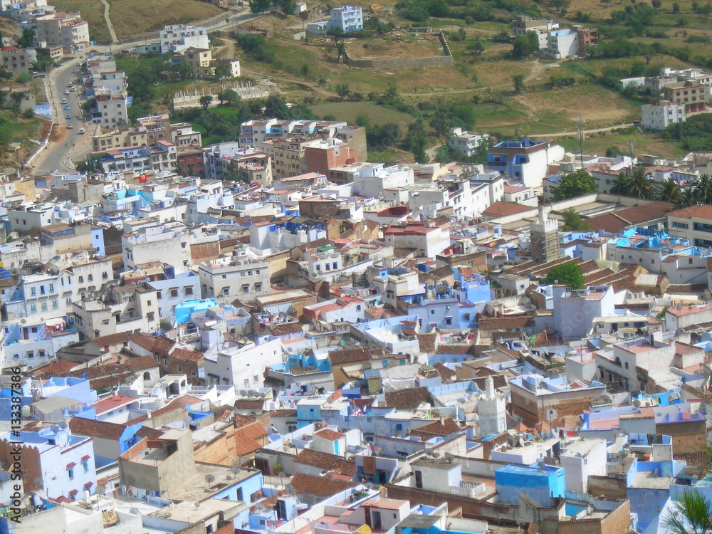 LA VILLE DE CHEFCHAOUN VIEW MAROC