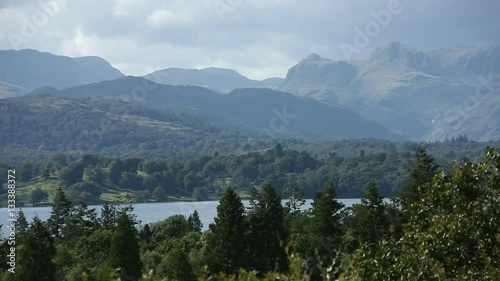 Wallpaper Mural Windermere Lake and hills of Lake district, England Torontodigital.ca