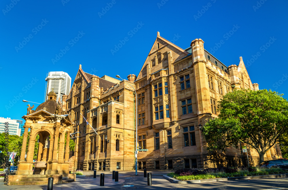 Land Titles Office, a sandstone Neo-Gothic building in Sydney