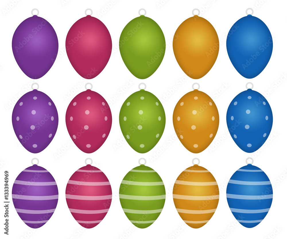 Ostereier zum Aufhängen Farbe - Eier, Ostern, Farbe