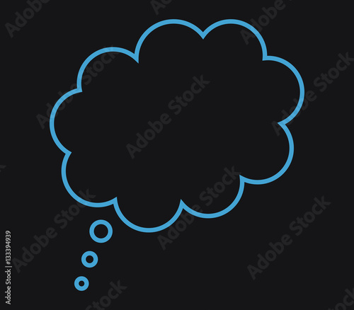 icon thought cloud