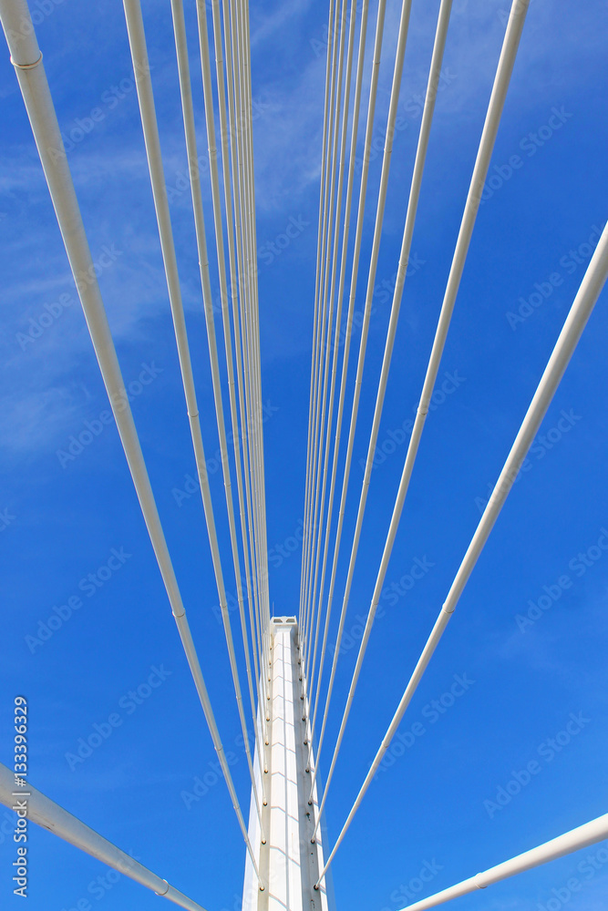 Fototapeta premium Puente del Alamillo en el río Guadalquivir, Sevilla
