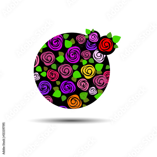 floral flower rose spring summer background botanical