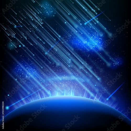 Falling asteroids. EPS 10