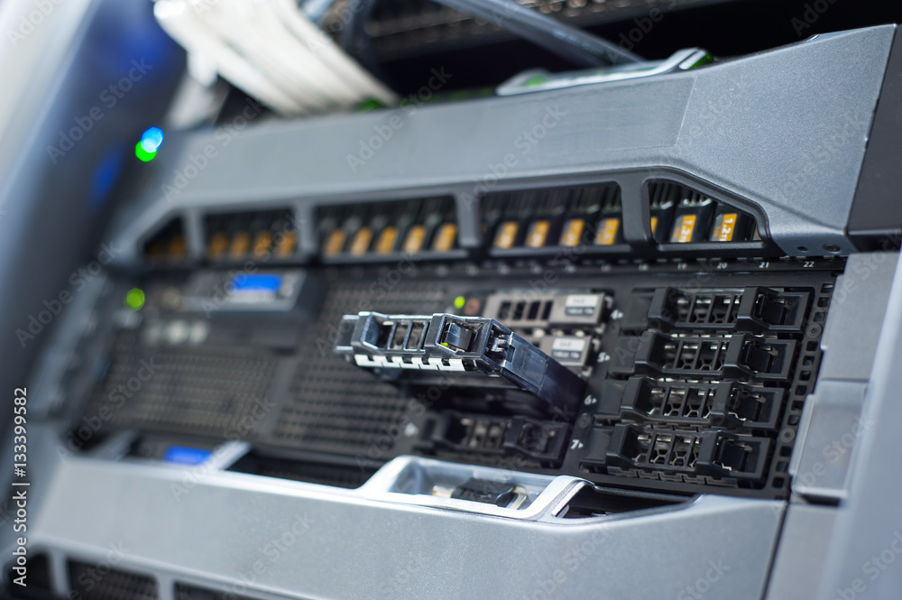 Network servers in data room Domestic Room Network servers in data room Domestic Room