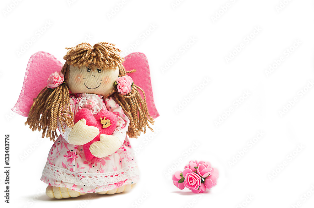Fototapeta premium Beautiful handmade doll