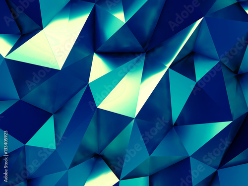 Blue Business Abstract Background 3D Rendering