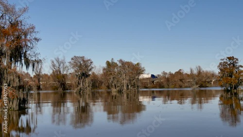 Interstate  Over the Atchafalaya Swamp