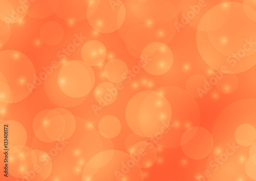 Abstract Orange Bokeh blur background