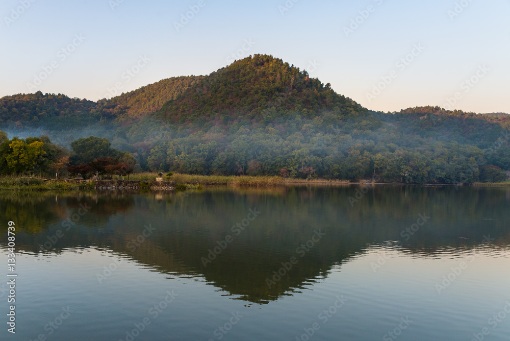 京都嵐山　広沢池