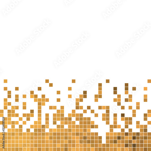 abstract vector square pixel mosaic background