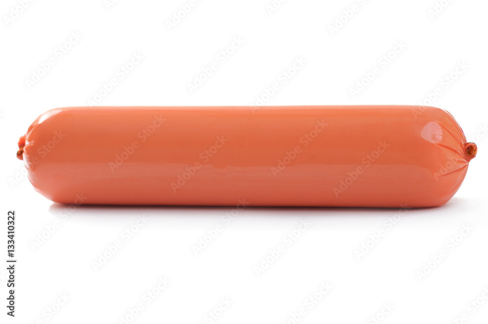 sausage. Isolated on white background sausage. Isolated on white background