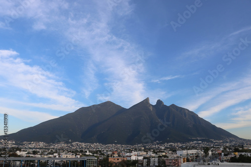 An iconic mountain in Monterrey Mexico photo
