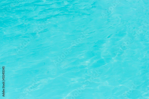 Blue pool water background © yotrakbutda
