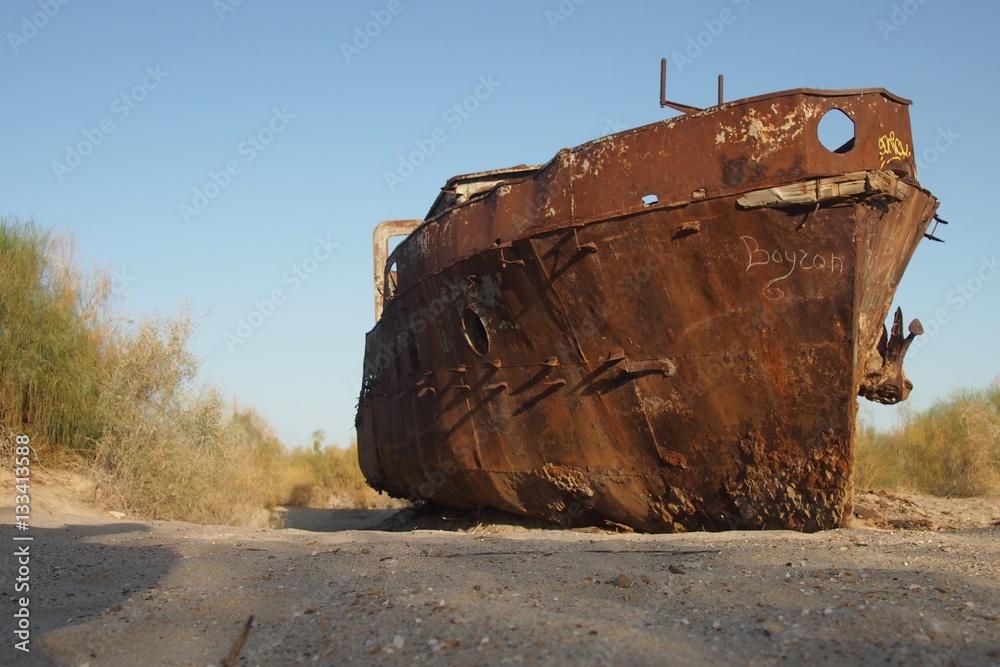 Schiffsfriedhof am Aralsee