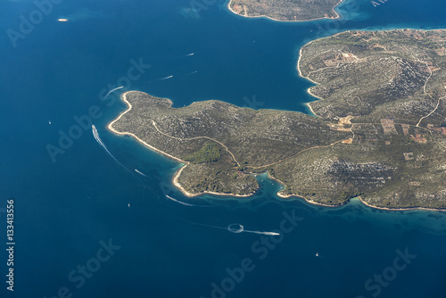 Croatia aerial view