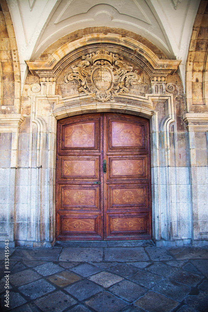 Porte d'entrée à salamanca, Espagne 