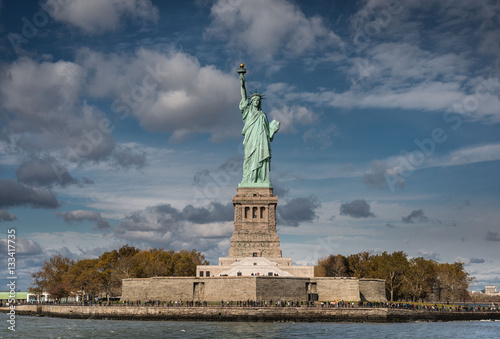 Front view of the Statue of Liberty, New York