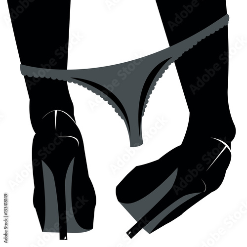 vector fashion illustration silhouette sketch footwear design