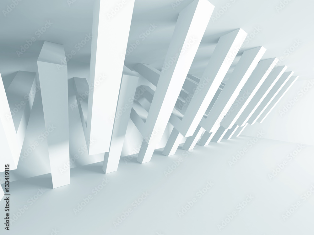 Abstract Modern White Architecture Background Abstract Modern White Architecture Background